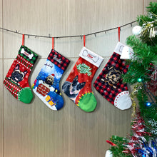 Load image into Gallery viewer, KafePross Custom Dog Christmas Stocking 14.4", 72 dog breeds optional