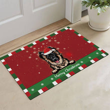Load image into Gallery viewer, KafePross Christmas Decoration Doormat with Cute Dog Australian Shepherd