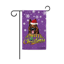 Load image into Gallery viewer, KafePross-Merry Christmas Dog German Shepherd Garden House Flag
