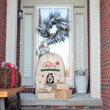 Load image into Gallery viewer, KafePross Custom Dog Santa Sack Christmas Gifts Bags Drawstring