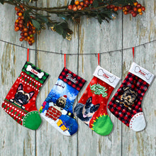 Load image into Gallery viewer, KafePross Custom Dog Christmas Stocking 14.4", 72 dog breeds optional