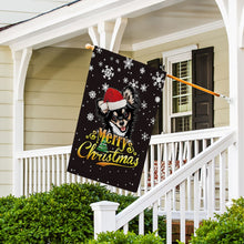 Load image into Gallery viewer, KafePross-Merry Christmas Dog Chichihua Garden House Flag