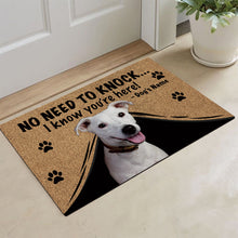 Load image into Gallery viewer, KafePross Jack Russell Terrier Doormat Not Need to Knock, We Know You're Here