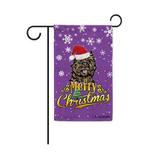 Load image into Gallery viewer, KafePross-Merry Christmas Dog Cairn Terrier Garden House Flag