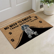 Load image into Gallery viewer, KafePross - Puppy English Setter Dog Doormat - Not Need to Knock, I Know You're Here