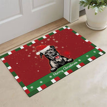 Load image into Gallery viewer, KafePross Christmas Decoration Doormat with Cute Dog Irish Wolfhound