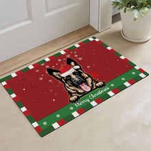 Load image into Gallery viewer, KafePross Christmas Decoration Doormat with Cute Dog Australian Shepherd