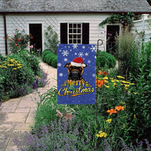Load image into Gallery viewer, KafePross-Merry Christmas Dog Boxer Garden House Flag