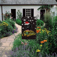 Load image into Gallery viewer, KafePross-Merry Christmas Dog Labrador Garden House Flag