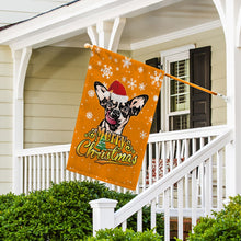 Load image into Gallery viewer, KafePross-Merry Christmas Dog Chichihua Garden House Flag