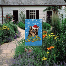 Load image into Gallery viewer, KafePross-Merry Christmas Dog Chichihua Garden House Flag