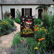 Load image into Gallery viewer, KafePross-Merry Christmas Dog Chichihua Garden House Flag