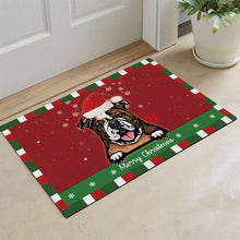 Load image into Gallery viewer, KafePross Christmas Decoration Doormat with Cute Dog Australian Shepherd