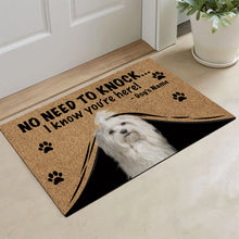 Load image into Gallery viewer, KafePross Havanese Doormat Not Need to Knock, We Know You're Here