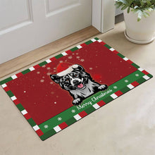 Load image into Gallery viewer, KafePross Christmas Decoration Doormat with Cute Dog Akita