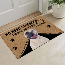 Load image into Gallery viewer, KafePross - American BullDog Doormat - Not Need to Knock, I Know You're Here