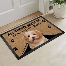 Load image into Gallery viewer, KafePross Havanese Dog Doormat All Guest Must be Approved Rubber Floor Mat