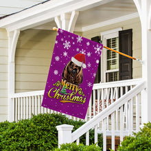 Load image into Gallery viewer, KafePross-Merry Christmas Dog Bernese Mountain Dog Garden House Flag