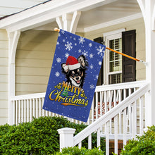 Load image into Gallery viewer, KafePross-Merry Christmas Dog Chichihua Garden House Flag