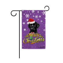 Load image into Gallery viewer, KafePross-Merry Christmas Dog Labrador Garden House Flag