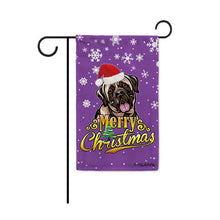 Load image into Gallery viewer, KafePross-Merry Christmas Dog Mastiff Garden House Flag