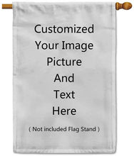 Load image into Gallery viewer, Personalized Garden / House Flag