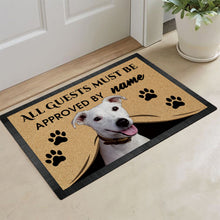 Load image into Gallery viewer, Custom Dog's Name Doormat-All Guests Must be Approved By Jack Russell Terrier Outdoor Doormat