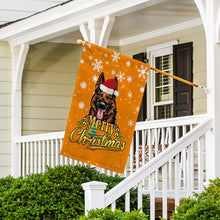 Load image into Gallery viewer, KafePross-Merry Christmas Dog German Shepherd Garden House Flag