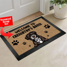 Load image into Gallery viewer, KafePross - Personalized Welcome to My House Home Dog Doormat Havanese Floor Mat