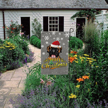 Load image into Gallery viewer, KafePross-Merry Christmas Dog Boxer Garden House Flag