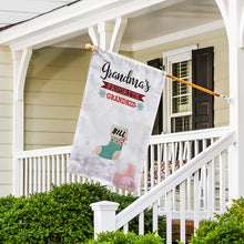 Load image into Gallery viewer, KafePross-Personalized Christmas Grandma's Sock Garden House Flag