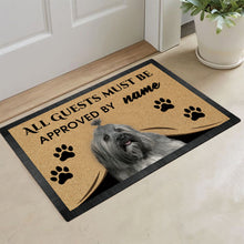 Load image into Gallery viewer, Custom Dog's Name Doormat-All Guests Must be Approved By Havanese Outdoor Doormat
