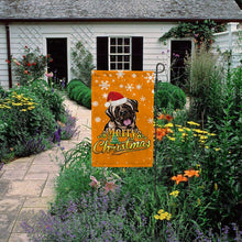Load image into Gallery viewer, KafePross-Merry Christmas Dog Mastiff Garden House Flag