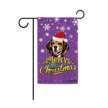 Load image into Gallery viewer, KafePross-Merry Christmas Dog Beagle Garden House Flag