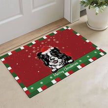 Load image into Gallery viewer, KafePross Christmas Decoration Doormat with Cute Dog Australian Shepherd