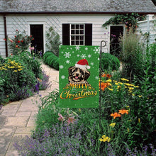 Load image into Gallery viewer, KafePross-Merry Christmas Dog Havanese Garden House Flag