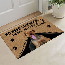 Load image into Gallery viewer, KafePross - Airedale Dog Doormat - Not Need to Knock, I Know You're Here