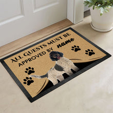 Load image into Gallery viewer, Custom Dog's Name Doormat-All Guests Must be Approved By Portuguese Water Dog Outdoor Doormat