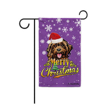 Load image into Gallery viewer, KafePross-Merry Christmas Dog Cockapoo Garden House Flag