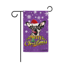Load image into Gallery viewer, KafePross-Merry Christmas Dog Chichihua Garden House Flag