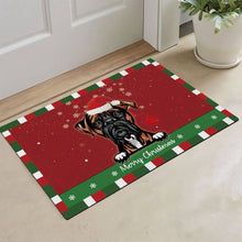 Load image into Gallery viewer, KafePross Christmas Decoration Doormat with Cute Dog Australian Shepherd