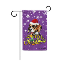 Load image into Gallery viewer, KafePross-Merry Christmas Dog Beagle Garden House Flag