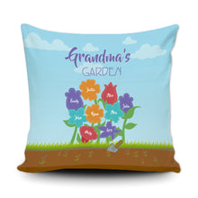 Load image into Gallery viewer, Personalized Grandma's Garden Pillow Case