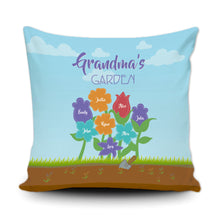 Load image into Gallery viewer, Personalized Grandma's Garden Pillow Case