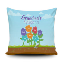 Load image into Gallery viewer, Personalized Grandma's Garden Pillow Case