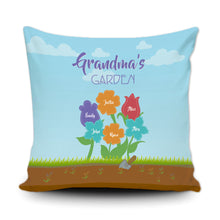 Load image into Gallery viewer, Personalized Grandma's Garden Pillow Case