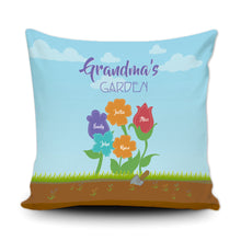 Load image into Gallery viewer, Personalized Grandma's Garden Pillow Case