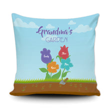 Load image into Gallery viewer, Personalized Grandma's Garden Pillow Case