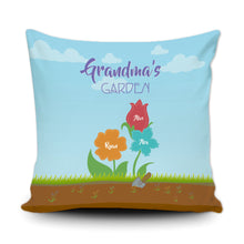 Load image into Gallery viewer, Personalized Grandma's Garden Pillow Case