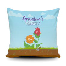Load image into Gallery viewer, Personalized Grandma's Garden Pillow Case
